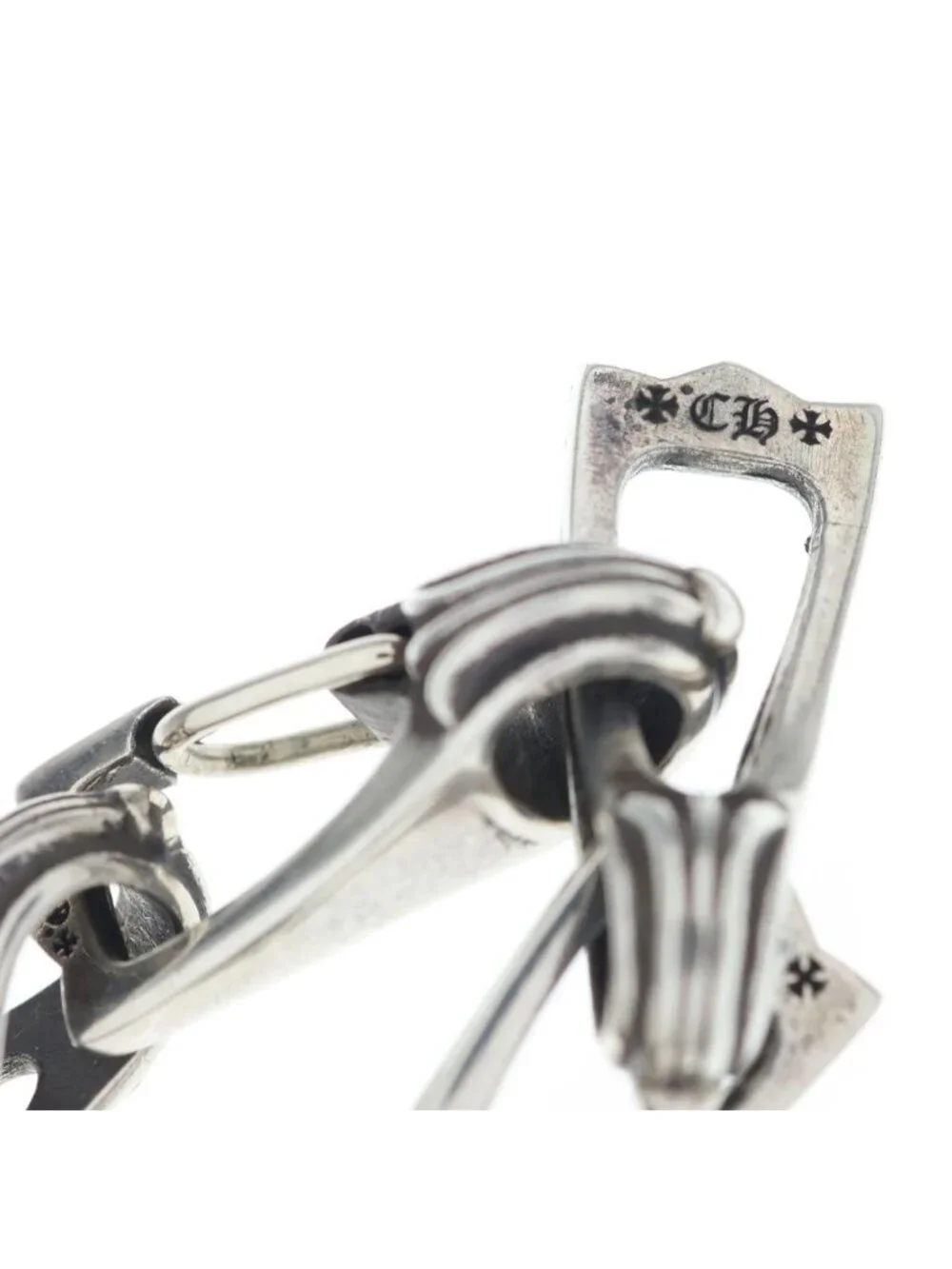 Chrome Hearts Window Chain Silver Bracelet